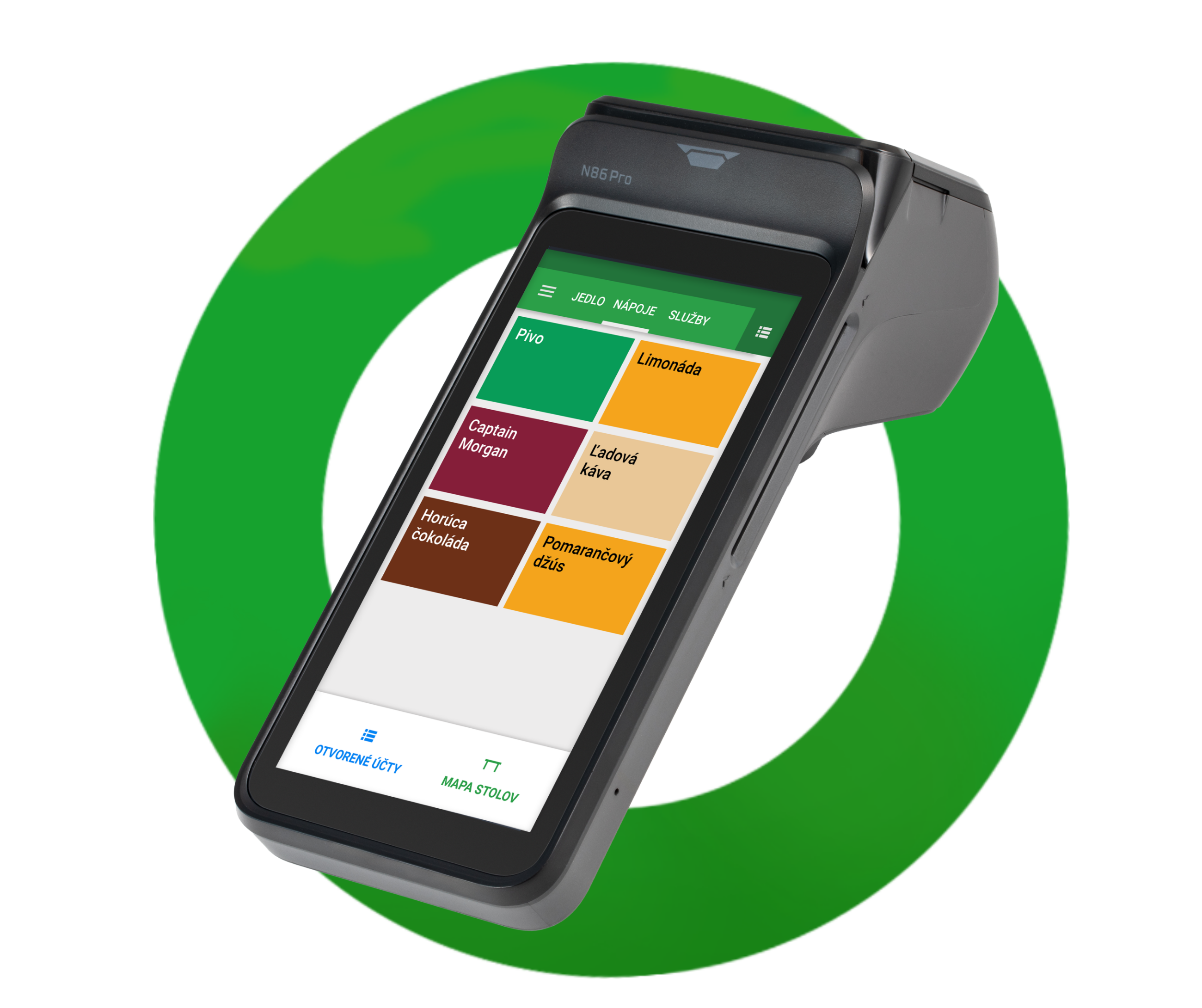 Dotypay platobný terminál v prevádzke